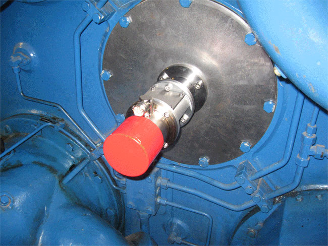 BeCOMS installation at a 4 stroke engine