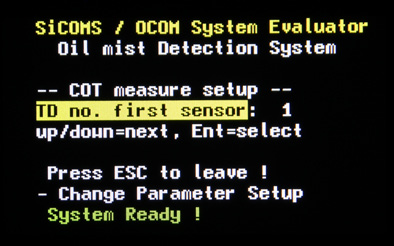 TD no. first sensor