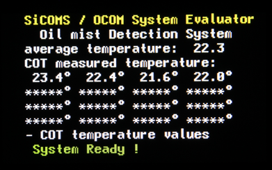 COT measured temperatur