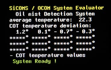 COT temperature
deviations