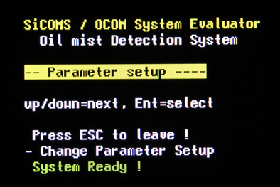 Parameter setup