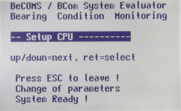 Setup CPU