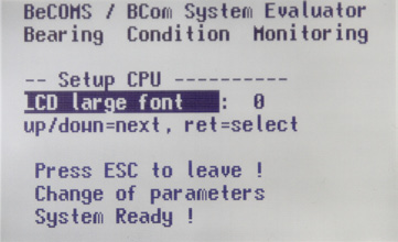 LCD large font